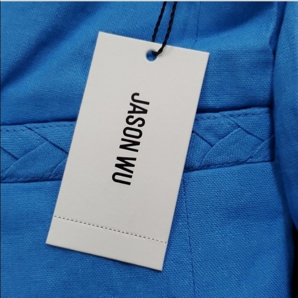 Jason Wu sky blue cropped blazer - Picture 5 of 10